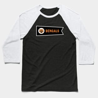 Cincinnati Bengals Pennant Baseball T-Shirt